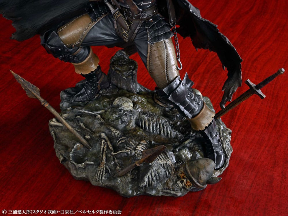 SU ORDINAZIONE Berserk PVC Statue 1/7 Guts Black Swordsman Ver. 26 cm
