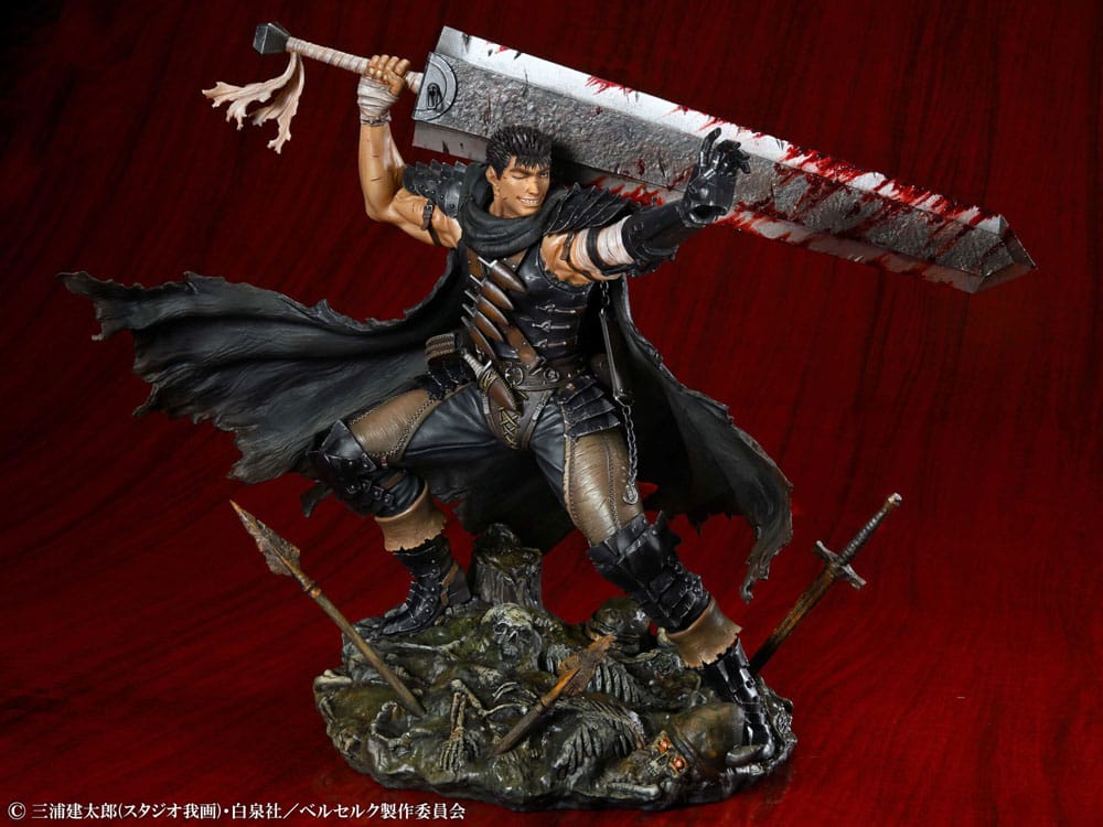 SU ORDINAZIONE Berserk PVC Statue 1/7 Guts Black Swordsman Ver. 26 cm