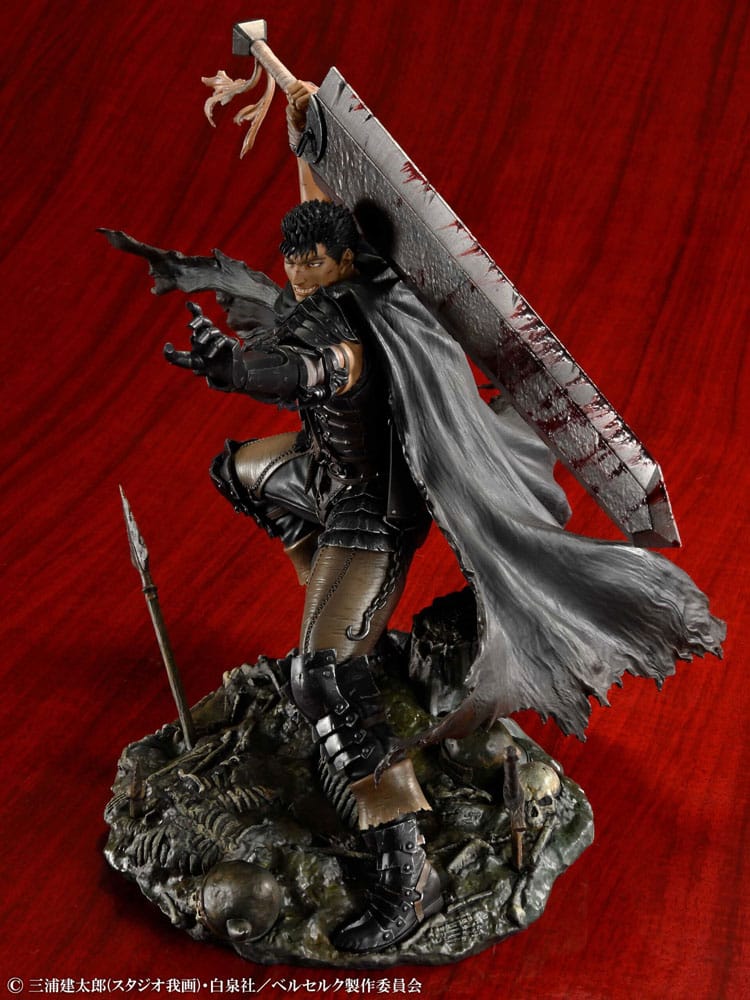 SU ORDINAZIONE Berserk PVC Statue 1/7 Guts Black Swordsman Ver. 26 cm