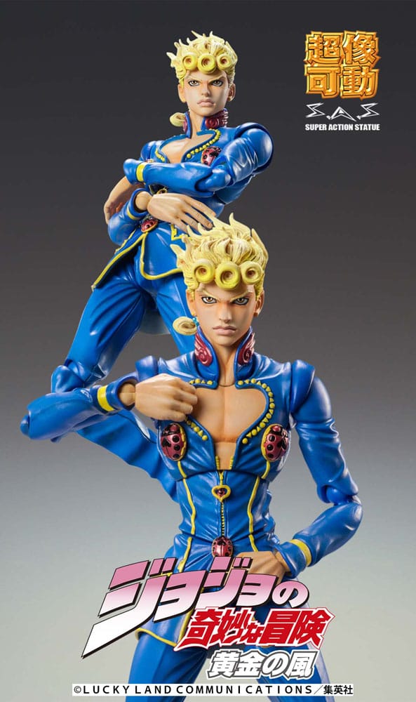PREORDINE+ 04/2026 JoJo's Bizarre Adventure Part 5: Golden Wind Action Figure Chozokado Giorno Giovanna Second 15 cm