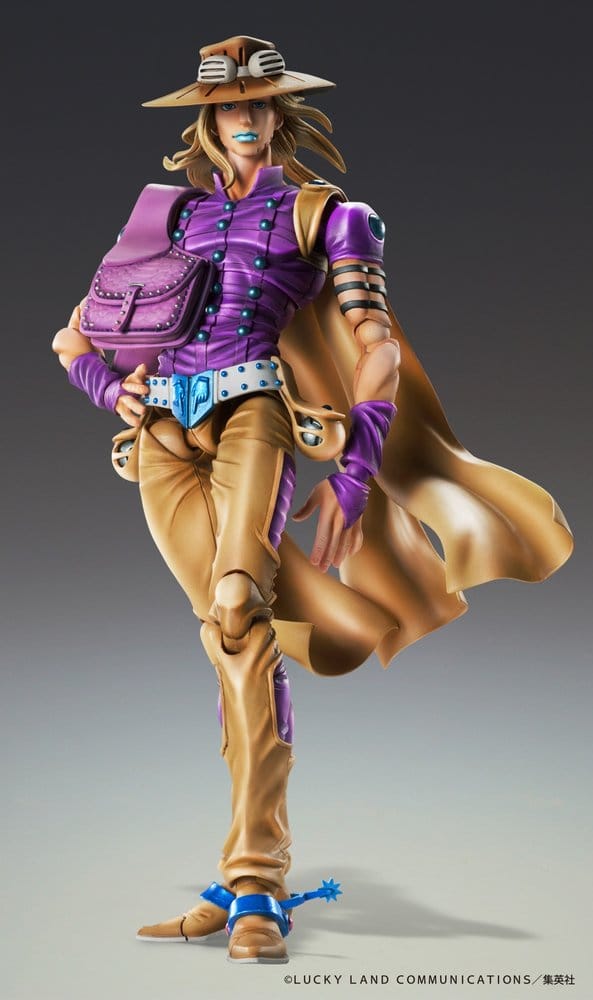 PREORDINE+ 11/2026 JoJo's Bizarre Adventure Part 7: Steel Ball Run Super Action Action Figure Chozokado Gyro Zeppeli Ver.1.5 16 cm