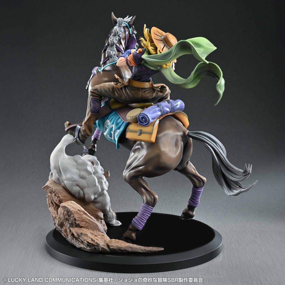 PREORDINE+ 03/2027 JoJo's Bizarre Adventure: Steel Ball Run Figure Gyro Zeppeli & Valkyrie 31 cm
