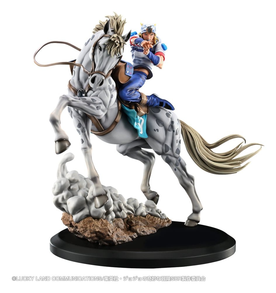PREORDINE+ 03/2027 JoJo's Bizarre Adventure: Steel Ball Run Chozo Art Collection PVC Figure Johnny Joestar & Slow Dancer 30 cm