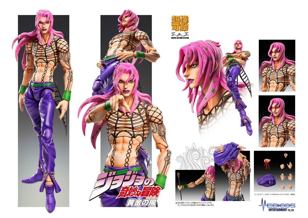 IN STOCK JoJo's Bizarre Adventure Part5 Super Action Action Figure Chozokado (Diavolo) 16 cm
