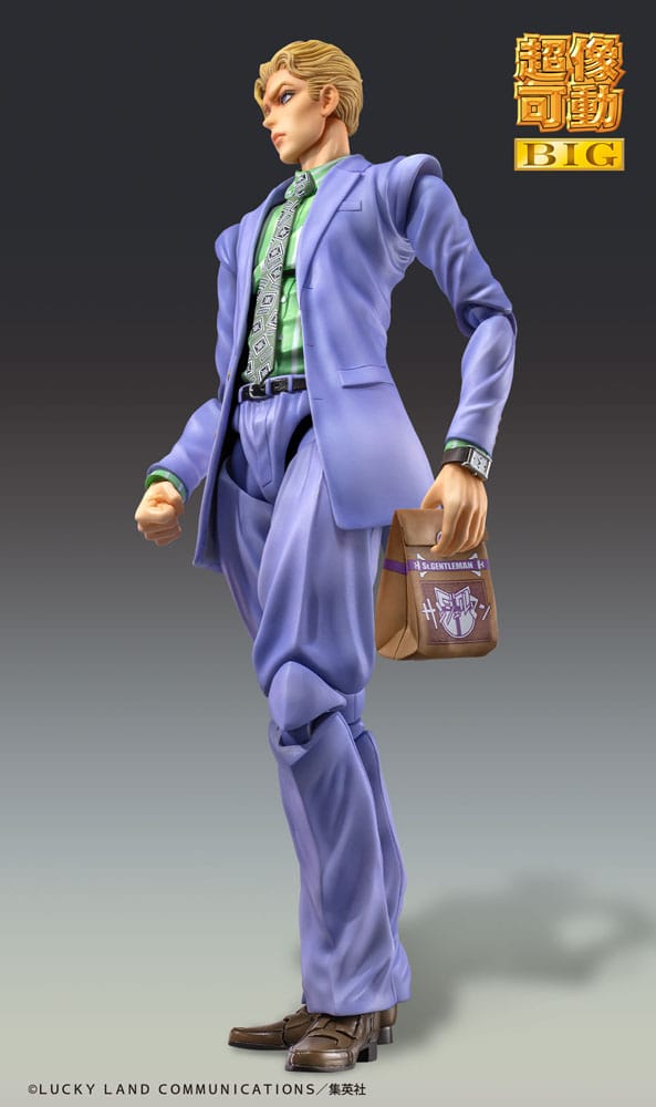 PREORDINE+ 12/2025 JoJo's Bizarre Adventure Part4 Super Action Action Figure Chozokado Big Yoshikage Kira 21 cm