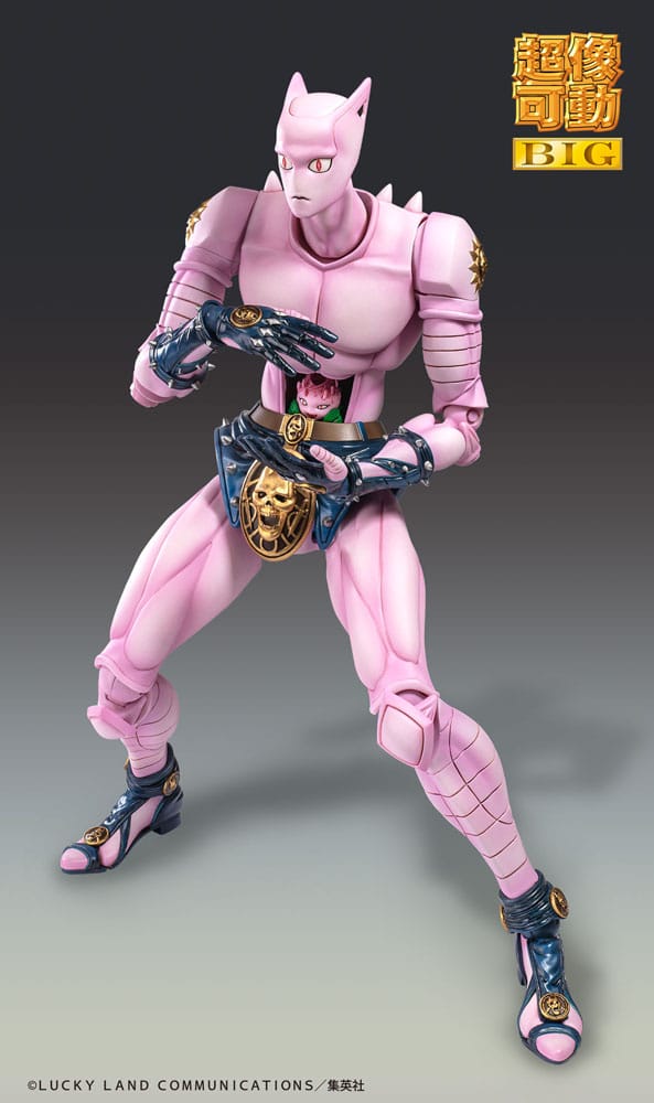 PREORDINE+ 12/2025 JoJo's Bizarre Adventure Part4 Super Action Action Figure Chozokado Big Killer Queen 22 cm