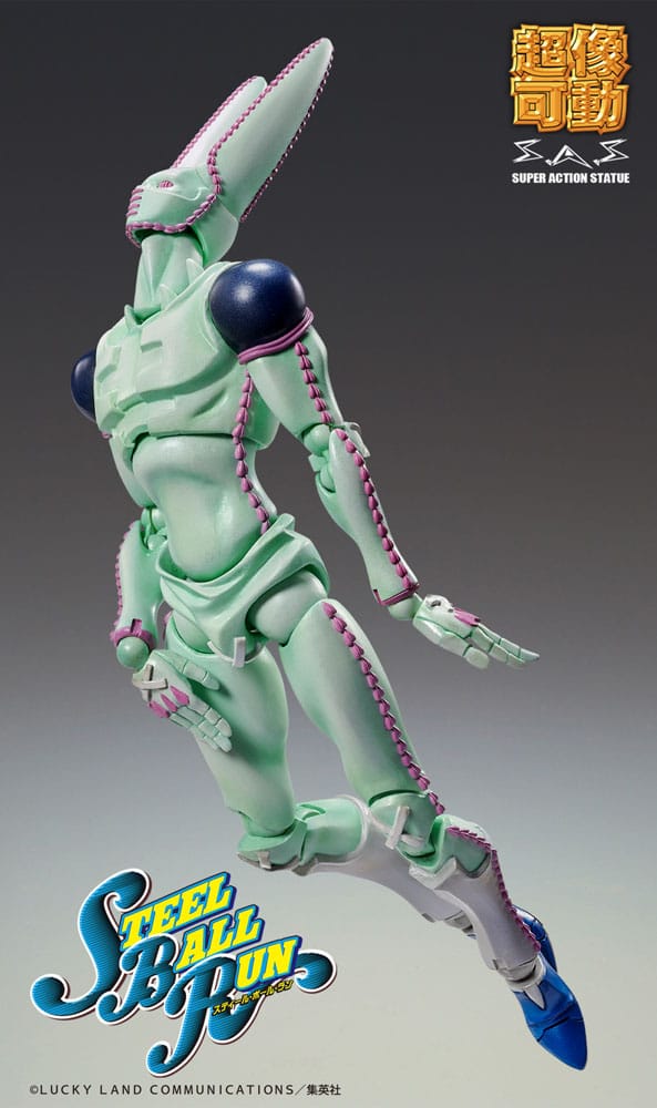 PREORDINE+ 12/2025 JoJo's Bizarre Adventure Part7 Steel Ball Run Super Action Action Figure Chozokado D4C Second 20 cm