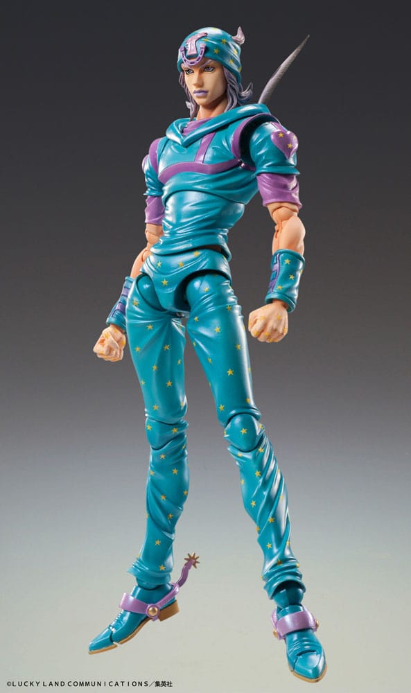 PREORDINE+ 12/2025 JoJo's Bizarre Adventure Part7 Steel Ball Run Super Action Action Figure Chozokado Johnny Joestar Second 15 cm