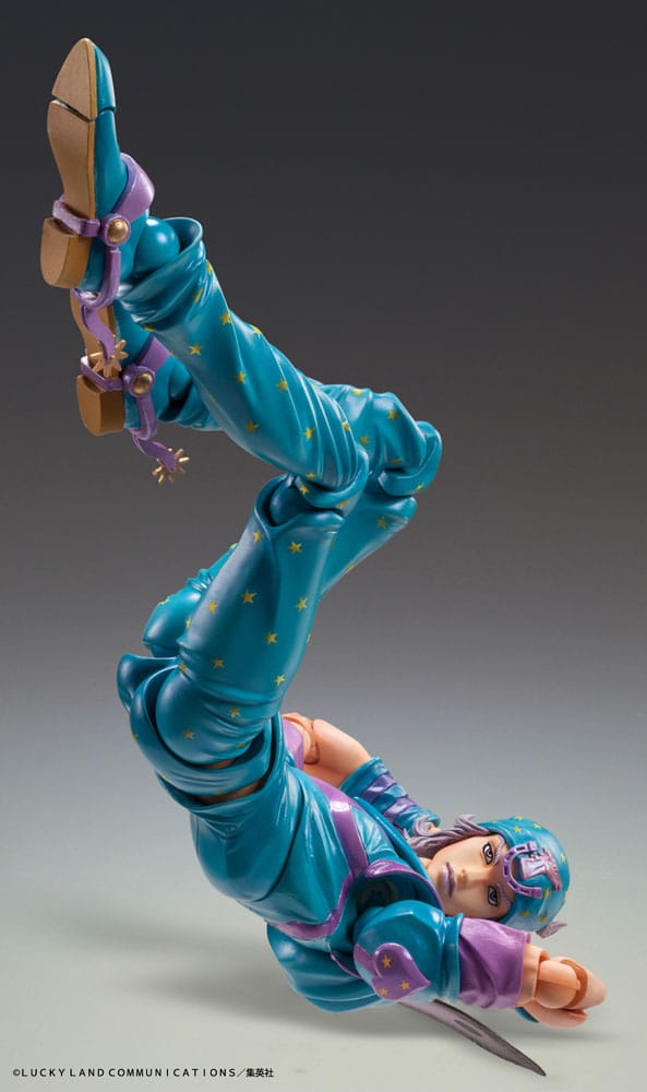 PREORDINE+ 12/2025 JoJo's Bizarre Adventure Part7 Steel Ball Run Super Action Action Figure Chozokado Johnny Joestar Second 15 cm