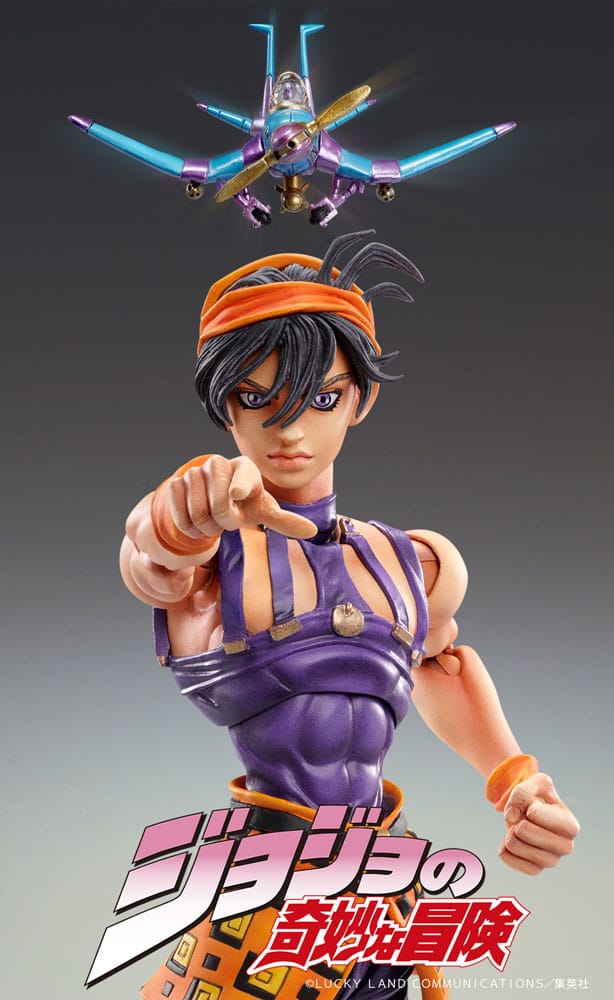 PREORDINE+ 03/2026 JoJo's Bizarre Adventure Part 5: Golden Wind Action Figure Chozokado Narancia Ghirga & As 15 cm