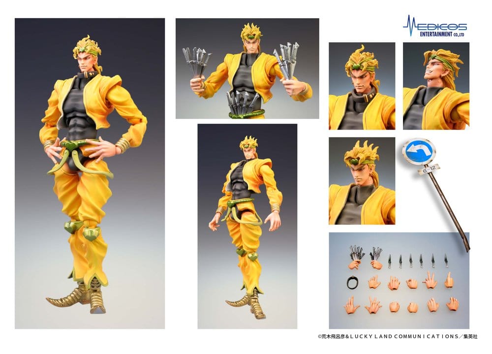 PREORDINE+ 04/2027 JoJo's Bizarre Adventure: Stardust Crusaders Chozokado Action Figure DIO 16 cm
