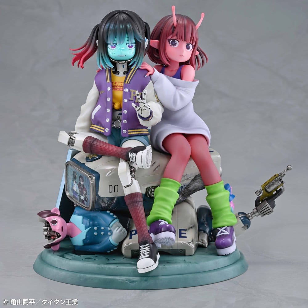 VORBESTELLUNG+ 09/2027 Milky Subway The Galactic Limited Express PVC Figures 2er-Pack Chiharu & Makina 18 cm