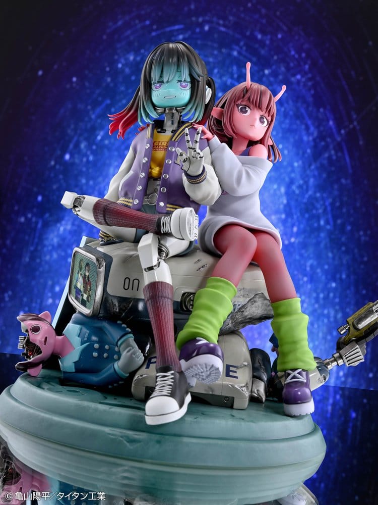 VORBESTELLUNG+ 09/2027 Milky Subway The Galactic Limited Express PVC Figures 2er-Pack Chiharu & Makina 18 cm