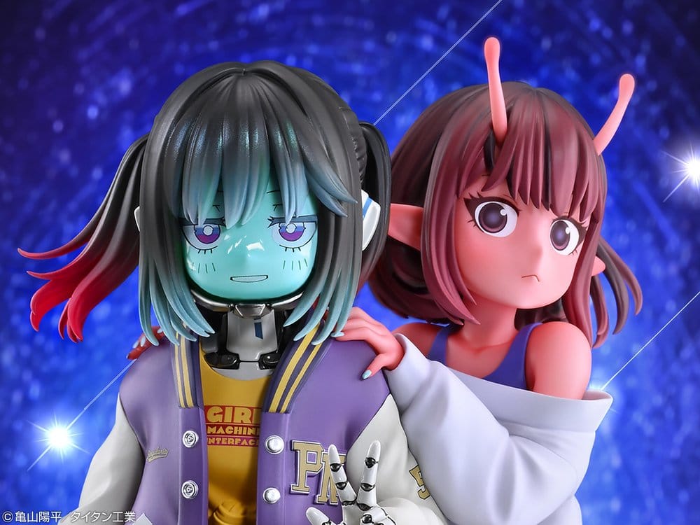 VORBESTELLUNG+ 09/2027 Milky Subway The Galactic Limited Express PVC Figures 2er-Pack Chiharu & Makina 18 cm