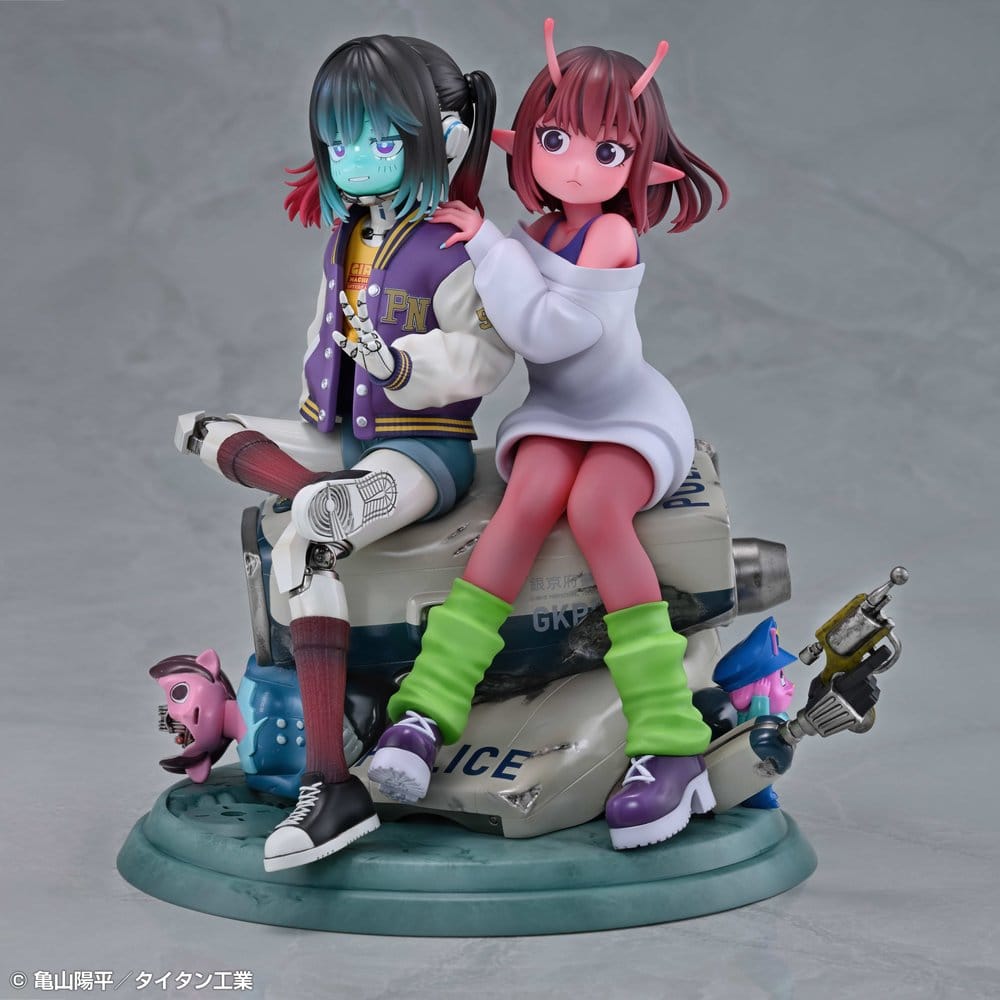 VORBESTELLUNG+ 09/2027 Milky Subway The Galactic Limited Express PVC Figures 2er-Pack Chiharu & Makina 18 cm