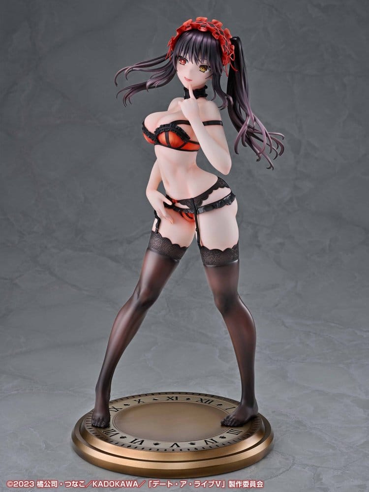 PREORDINE+ 10/2027 Date A Live V Re:Dress PVC Figure 1/4 Kurumi Tokisaki Dress shirt Ver. 40 cm