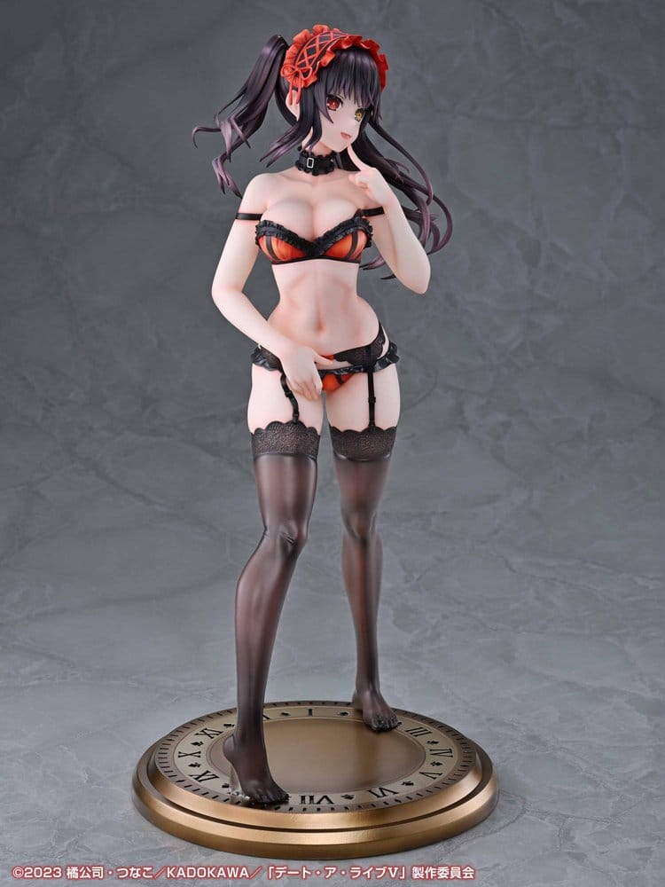 PREORDINE+ 10/2027 Date A Live V Re:Dress PVC Figure 1/4 Kurumi Tokisaki Dress shirt Ver. 40 cm