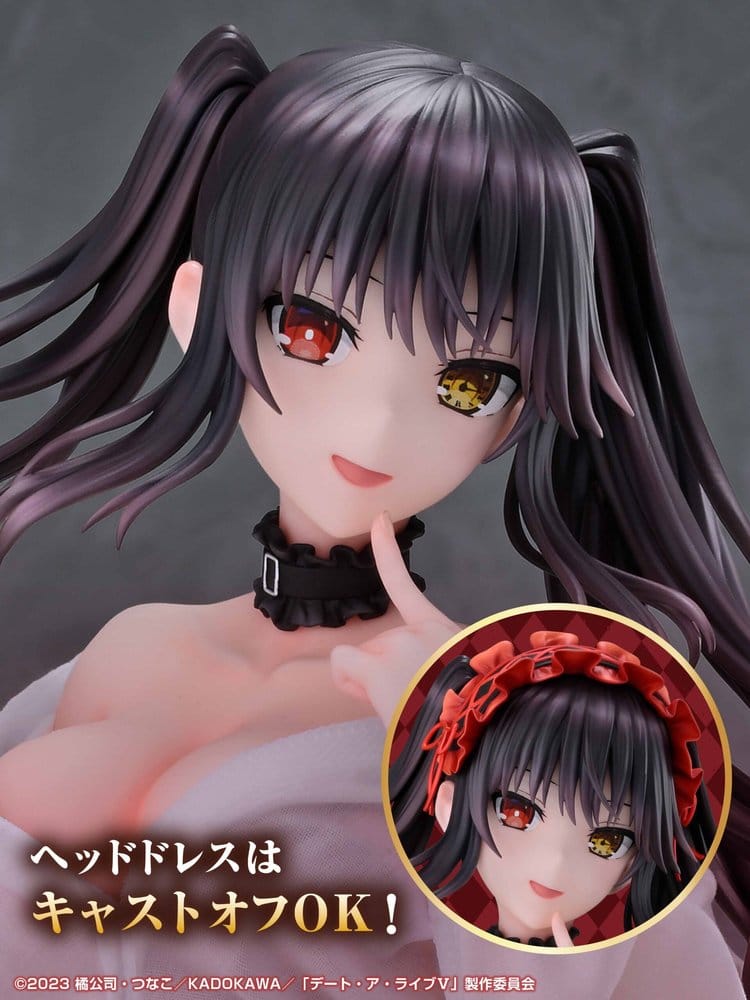 PREORDINE+ 10/2027 Date A Live V Re:Dress PVC Figure 1/4 Kurumi Tokisaki Dress shirt Ver. 40 cm