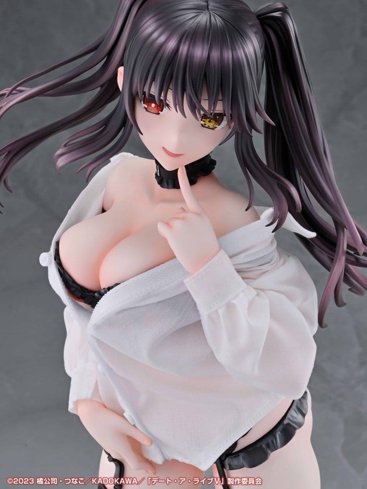 PREORDINE+ 10/2027 Date A Live V Re:Dress PVC Figure 1/4 Kurumi Tokisaki Dress shirt Ver. 40 cm