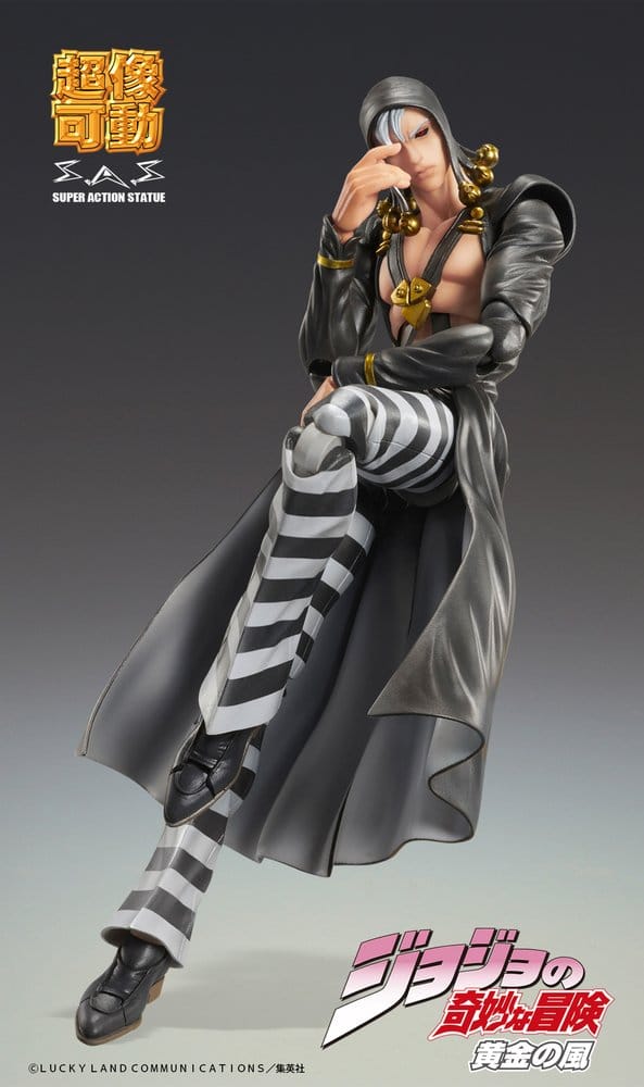 PREORDINE+ 12/2026 JoJo's Bizarre Adventure: Golden Wind Action Figure Risotto Nero 16 cm