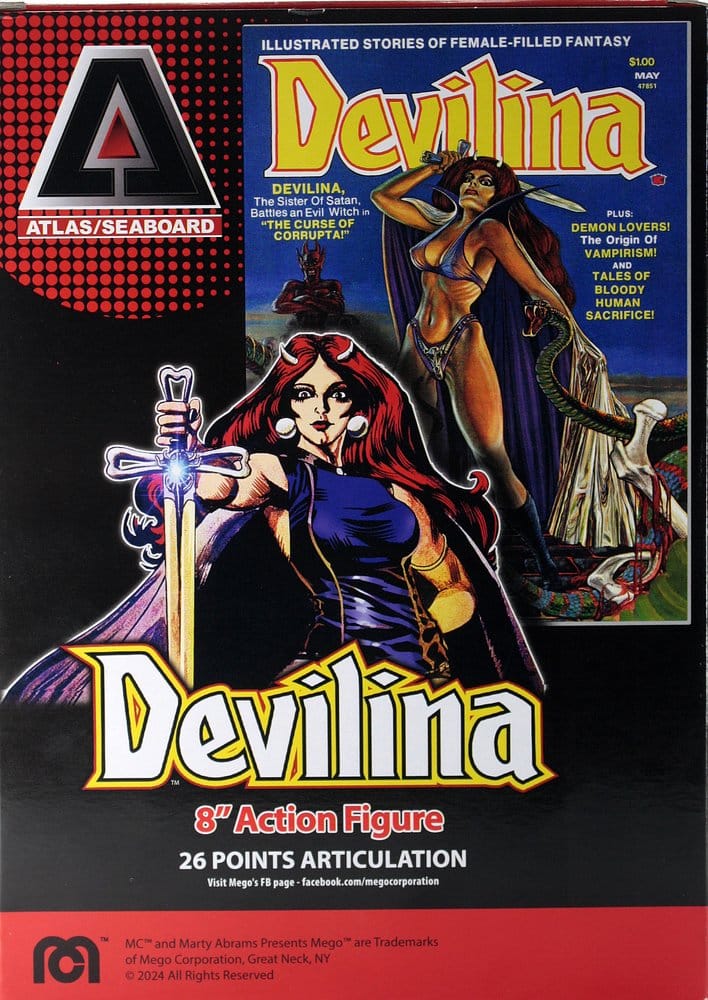 🧪 LAB | SU ORDINAZIONE Atlas Comics Action Figure Devilina 20 cm
