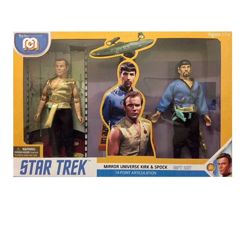 AUF BESTELLUNG HERGESTELLT Star Trek Actionfiguren 2er-Pack Spiegeluniversum Spock &amp; Kirk 20 cm
