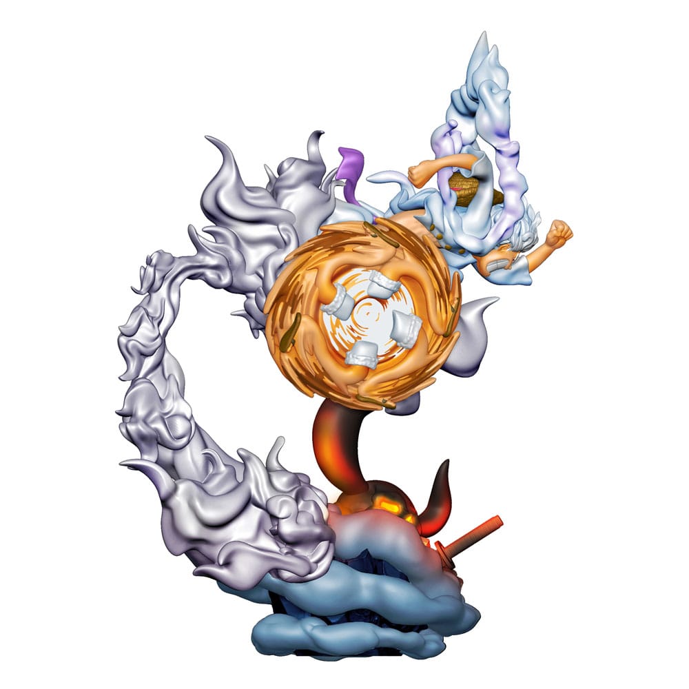 SU ORDINAZIONE One Piece Petitrama PVC Mini Statue Logbox Re Birth Gear Fifth Special Set 9 cm