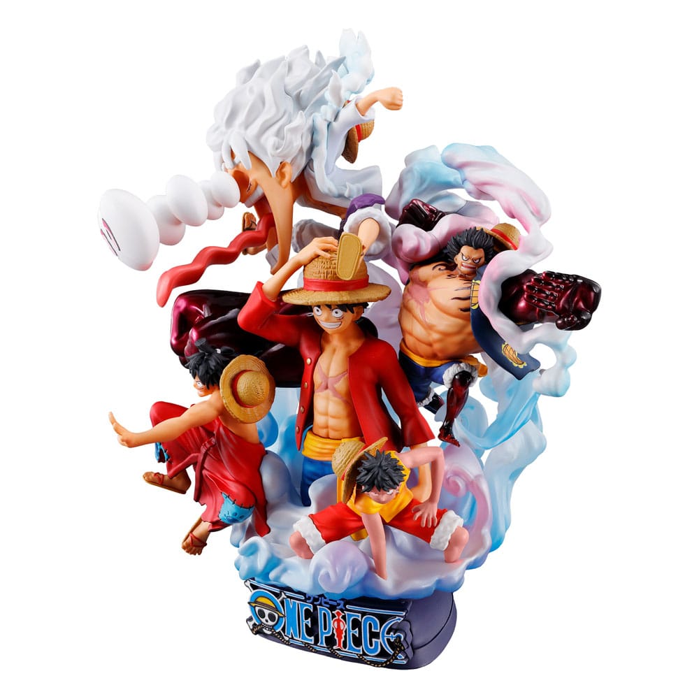 PREORDINE ESAURITO  One Piece Petitrama DX PVC Mini Statue Logbox Re Birth Luffy Special Vol. 02 15 cm