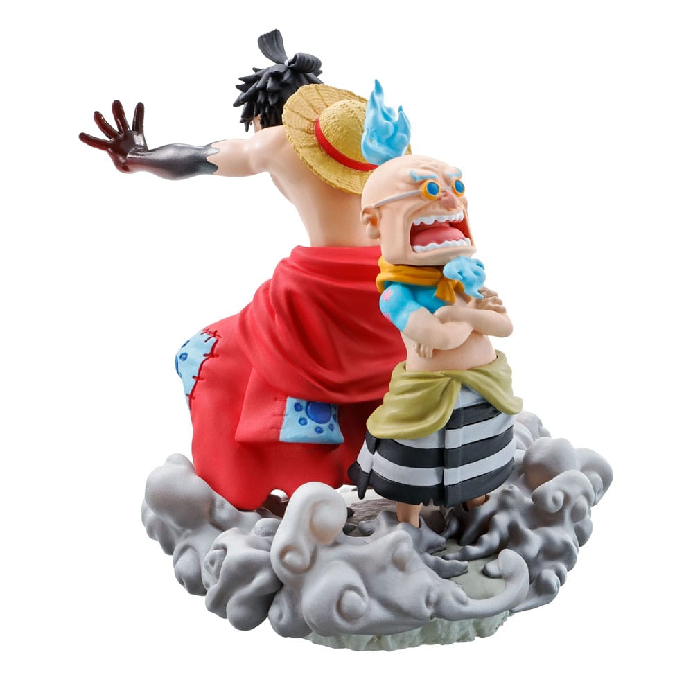 SU ORDINAZIONE One Piece Petitrama PVC Mini Statue Logbox Re Birth Wanokuni Vol. 2 Set 9 cm   