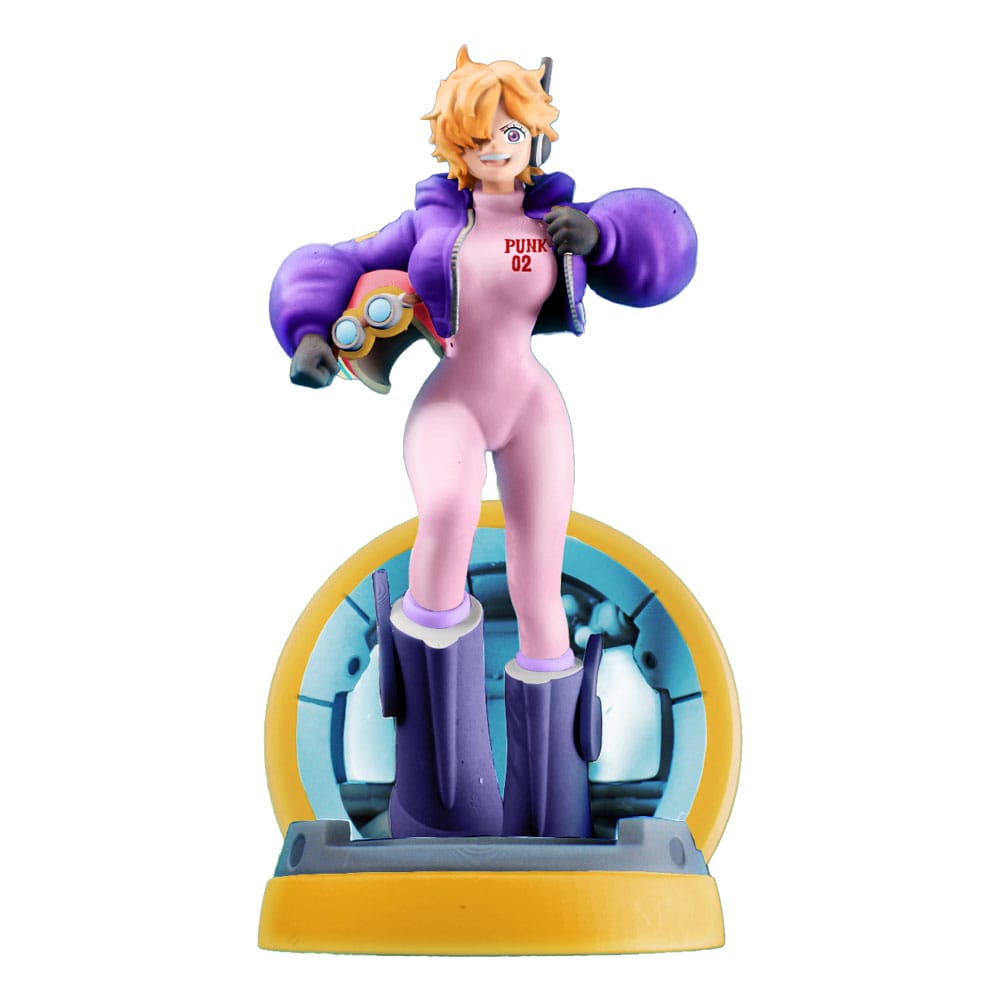 SU ORDINAZIONE One Piece Petitrama PVC Mini Statue Logbox Re Birth Egghead 4-Set 9 cm   