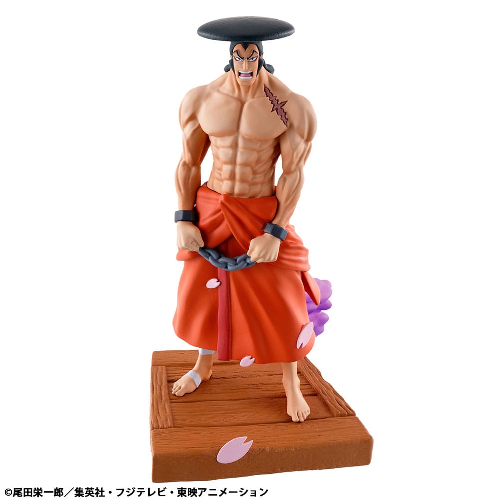 SU ORDINAZIONE One Piece Petitrama PVC Mini Statue Logbox Re Birth Wano Kuni Vol. 1 Set 9 cm