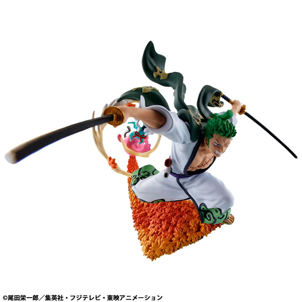 SU ORDINAZIONE One Piece Petitrama PVC Mini Statue Logbox Re Birth Wano Kuni Vol. 1 Set 9 cm