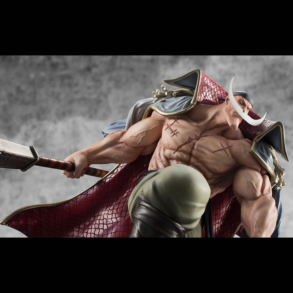 SU ORDINAZIONE One Piece P.O.P NEO-Maximum PVC Statue White Beard Edward Newgate Super Limited Reprint Ver. 30 cm