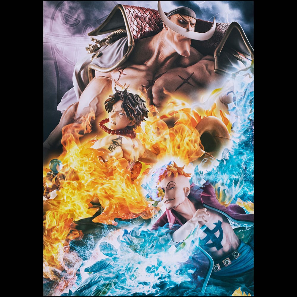 SU ORDINAZIONE One Piece P.O.P NEO-Maximum PVC Statue White Beard Edward Newgate Super Limited Reprint Ver. 30 cm