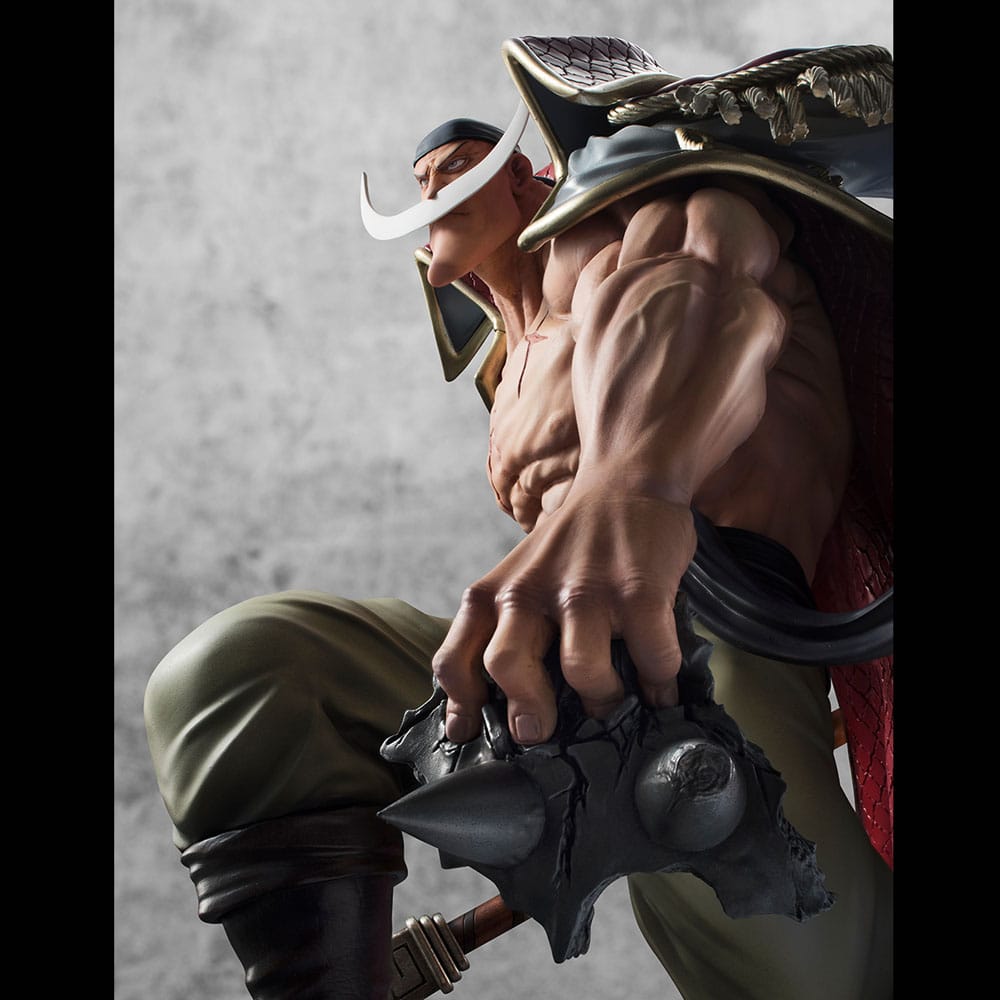 SU ORDINAZIONE One Piece P.O.P NEO-Maximum PVC Statue White Beard Edward Newgate Super Limited Reprint Ver. 30 cm