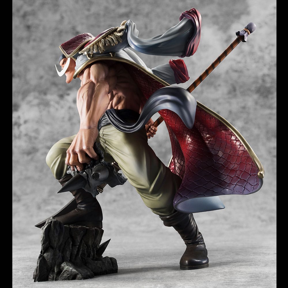 SU ORDINAZIONE One Piece P.O.P NEO-Maximum PVC Statue White Beard Edward Newgate Super Limited Reprint Ver. 30 cm