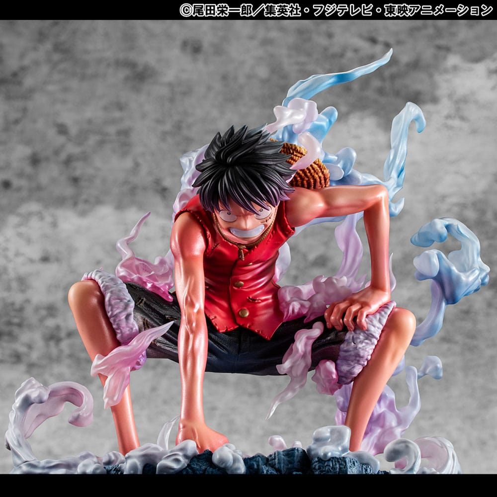 SU ORDINAZIONE One Piece P.O.P PVC Statue Monkey D. Luffy Gear 2 Limited Edition 19 cm