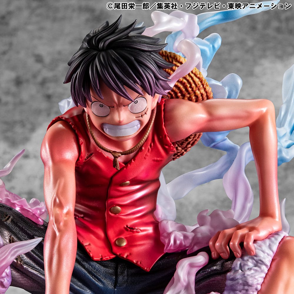 SU ORDINAZIONE One Piece P.O.P PVC Statue Monkey D. Luffy Gear 2 Limited Edition 19 cm
