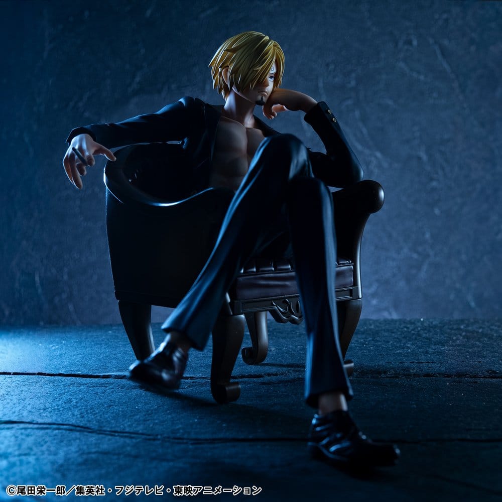 PREORDINE+ 02/2027 One Piece Portrait.Of.Pirates "S.O.C" PVC Figure Sanji Ver.R 14 cm