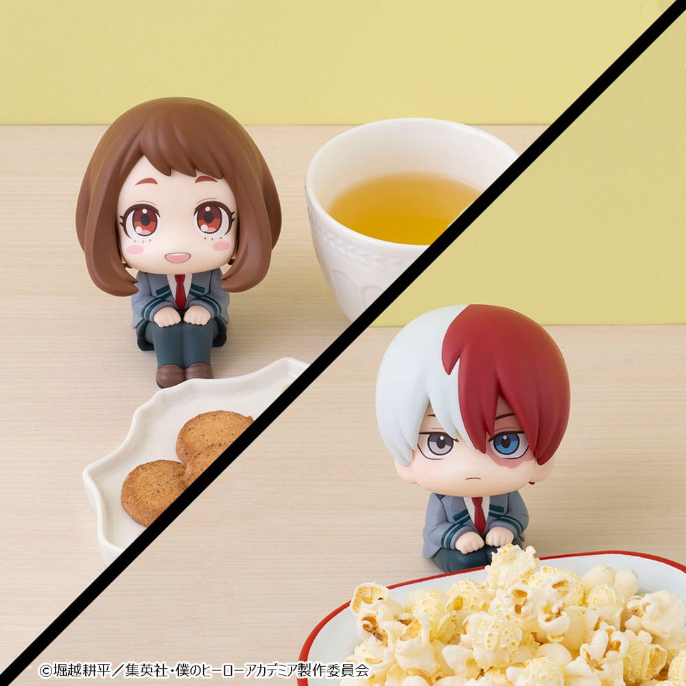 PREORDINE ESAURITO  My Hero Academia Look Up PVC Statue Ochaco Uraraka & Shoto Todoroki 11 cm (with gift) (H)