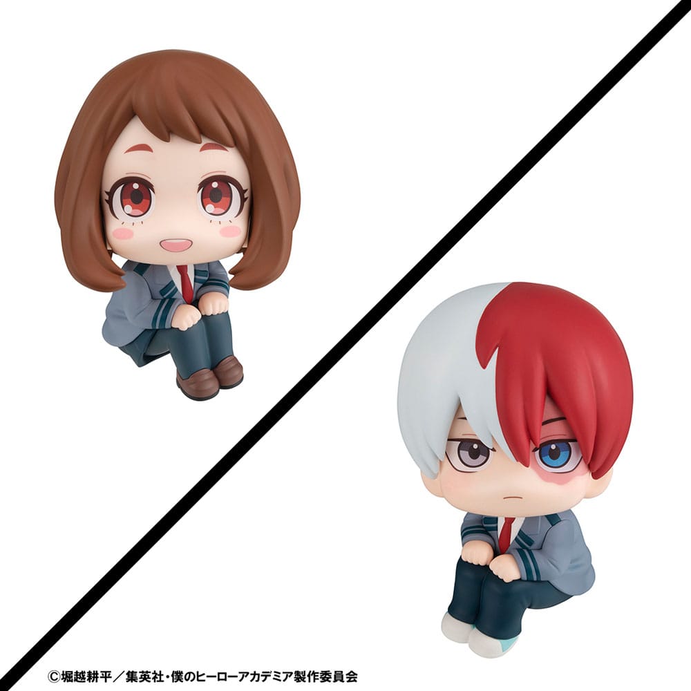 PREORDINE ESAURITO  My Hero Academia Look Up PVC Statue Ochaco Uraraka & Shoto Todoroki 11 cm (with gift) (H)