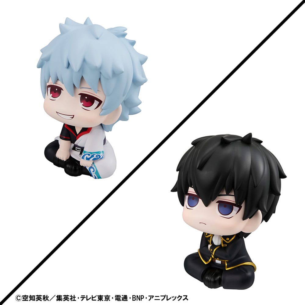 PREORDINE ESAURITO Gintama Look Up Figures Gintoki Sakata & Toshiro Hijikata 11 cm (with gift) (H)