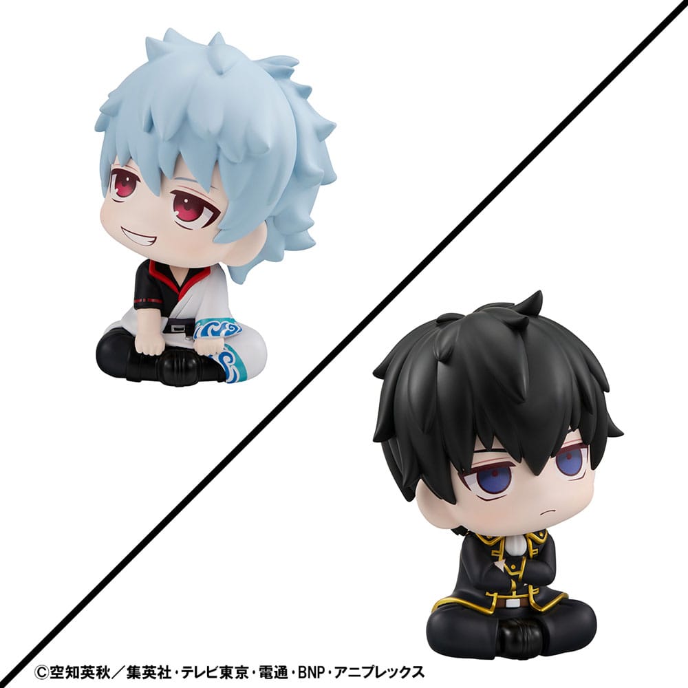 PREORDINE ESAURITO Gintama Look Up Figures Gintoki Sakata & Toshiro Hijikata 11 cm (with gift) (H)