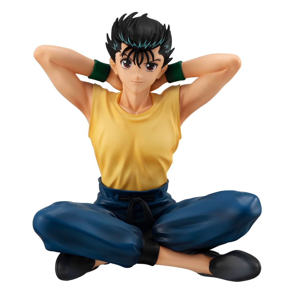 SU ORDINAZIONE Yu Yu Hakusho G.E.M. PVC Statue Yusuke Urameshi Palm Size 9 cm *PREZZO SPECIALE* ESAURITO