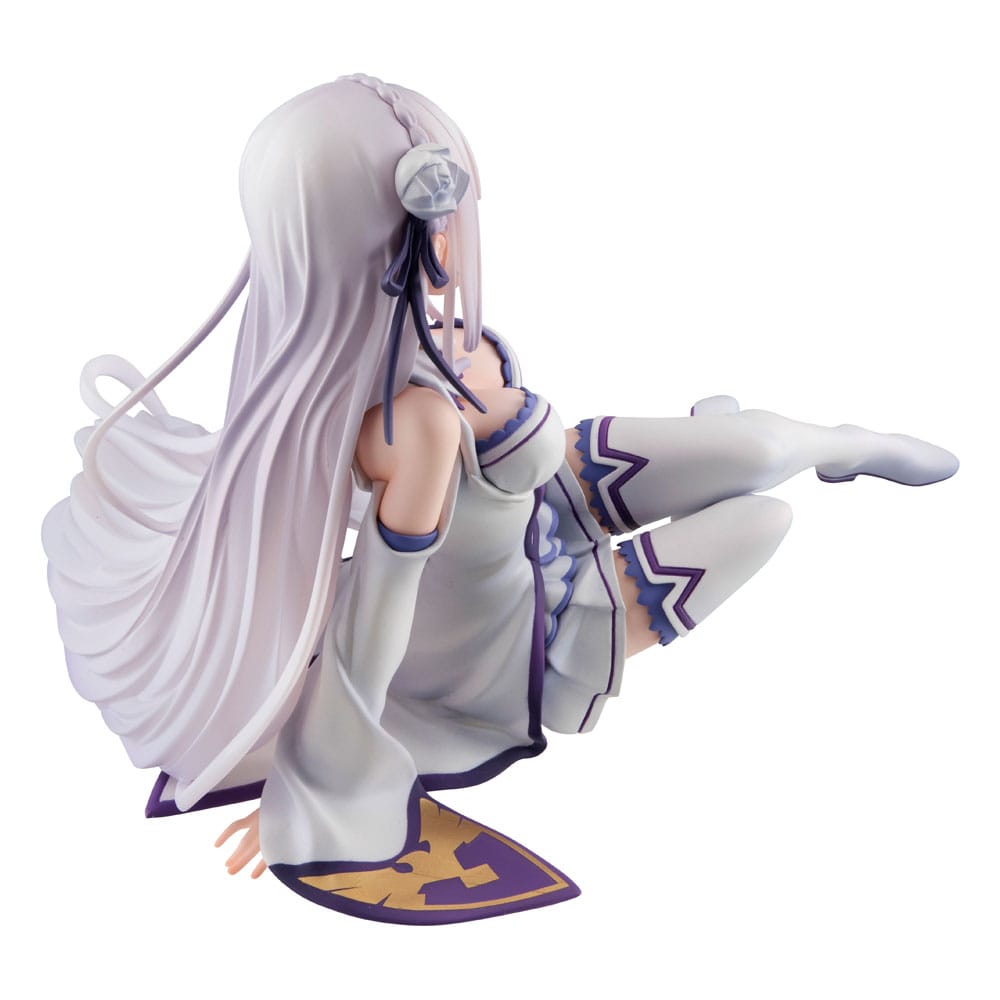 PREORDER+ CLOSED 06/2026 Re:ZERO Starting Life in Another World Melty Princess PVC Statue Emilia Palm Size 9 cm