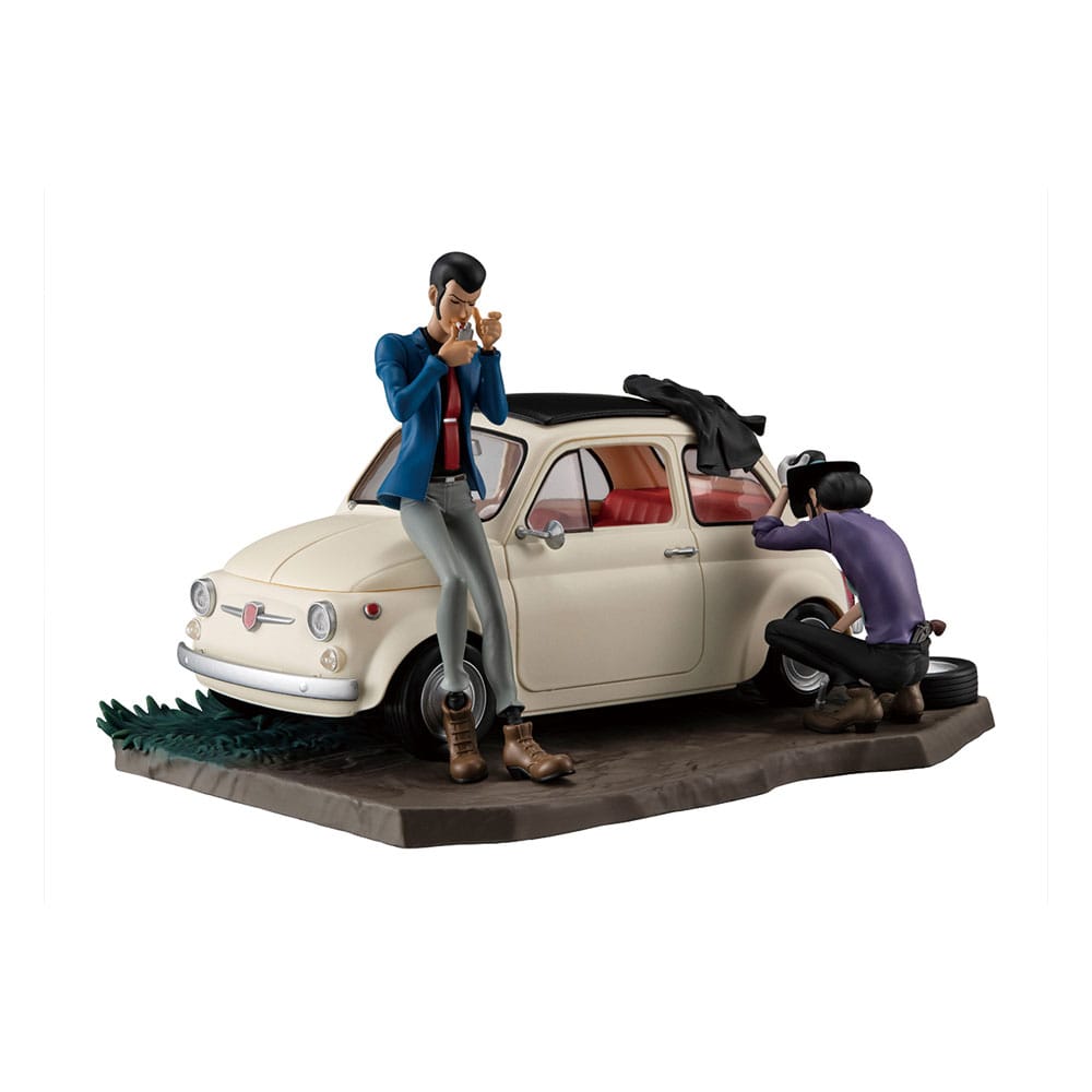 SU ORDINAZIONE Lupin III PVC Statue Lupin the Gallery Punk at Dawn 9 cm