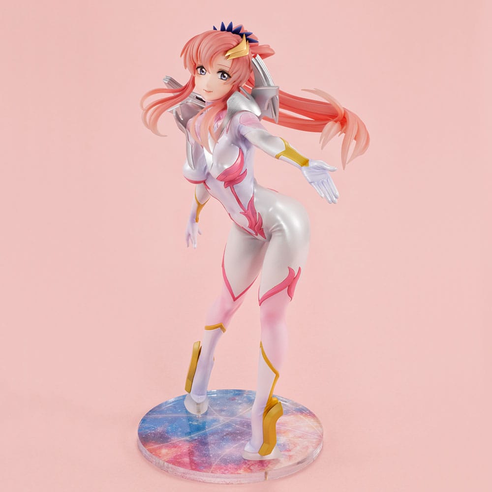 SU ORDINAZIONE Mobile Suit Gundam Seed Freedom GGG Statue Lacus Clyne Pilot Suit Ver. 22 cm *PREZZO SPECIALE*