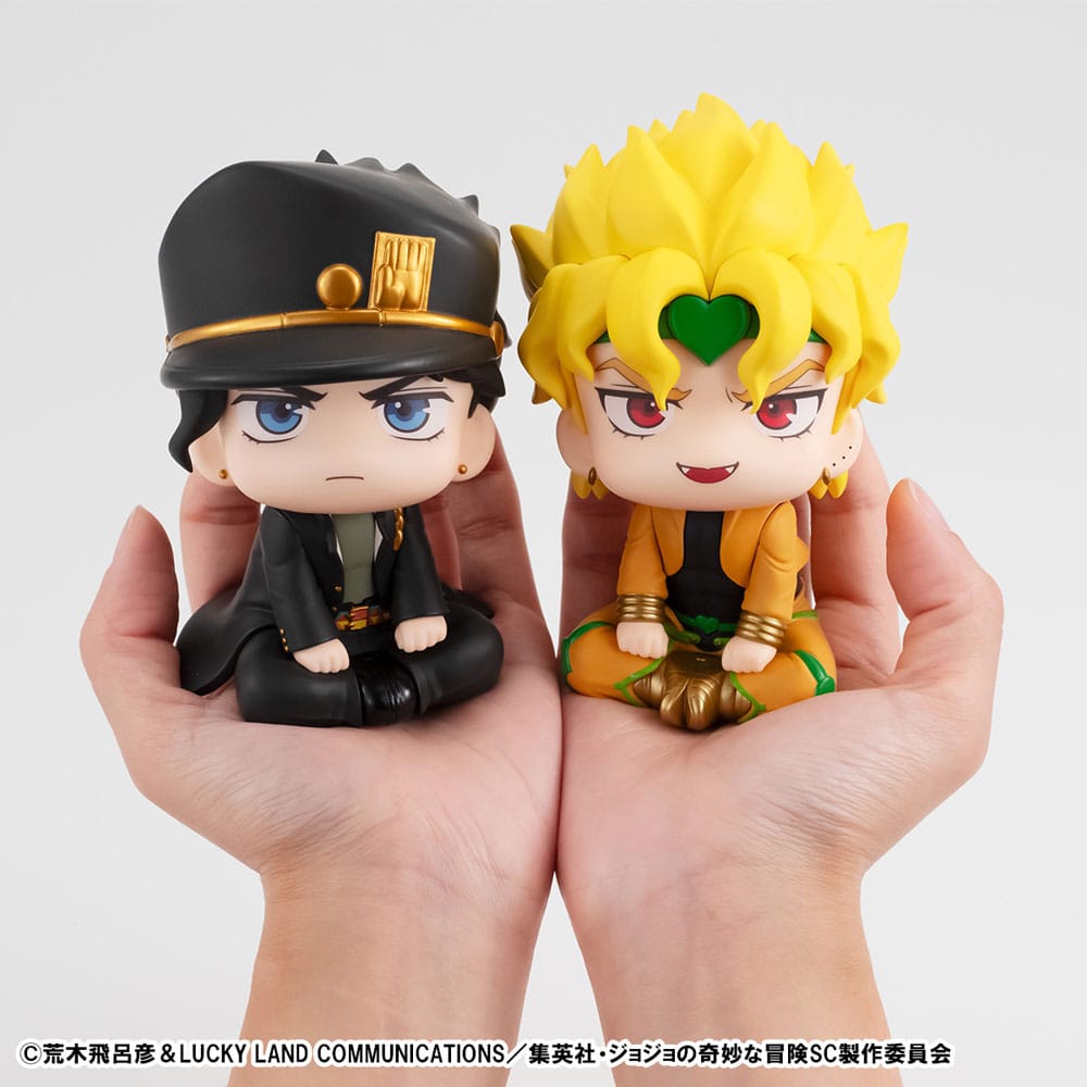 PREORDINE 10/2025 JoJo´s Bizarre Adventure Part 03: Stardust Crusaders Look Up PVC Statue Jotaro Kujo & Dio 11 cm (with gift) (PREORDINE NON CANCELLABILE)