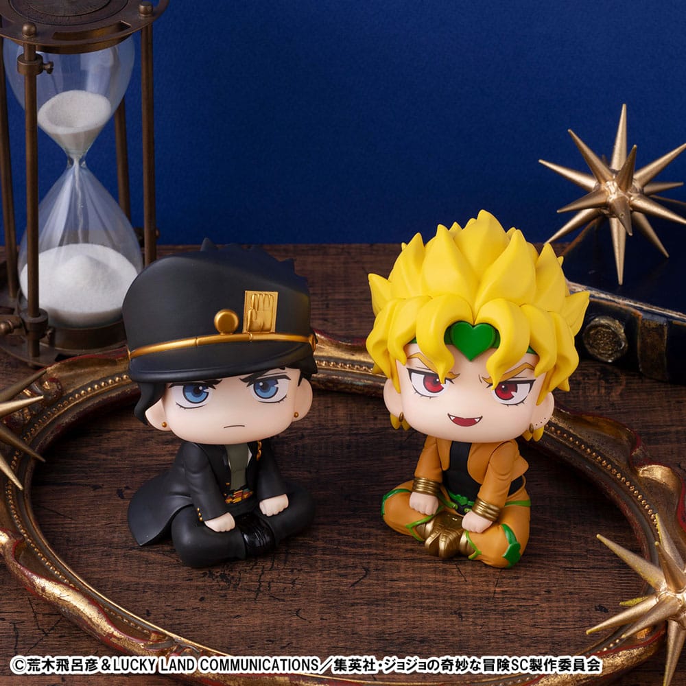PREORDINE 10/2025 JoJo´s Bizarre Adventure Part 03: Stardust Crusaders Look Up PVC Statue Jotaro Kujo & Dio 11 cm (with gift) (PREORDINE NON CANCELLABILE)