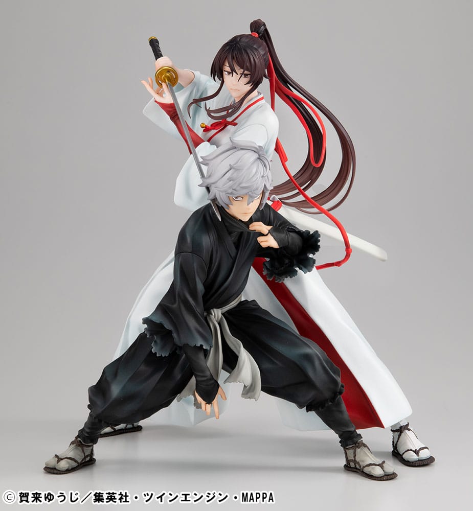 PREORDINE 11/2025 Hell´s Paradise Lucrea PVC Statues 2-Pack Gabimaru & Sagiri Yamada Asaemon 20 cm (PREORDINE NON CANCELLABILE)